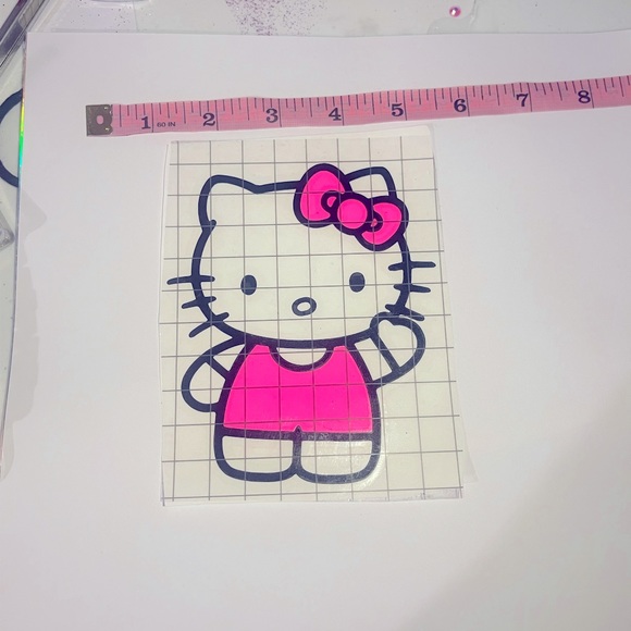 Hello kitty vinyl decal set of two - Picture 2 of 2